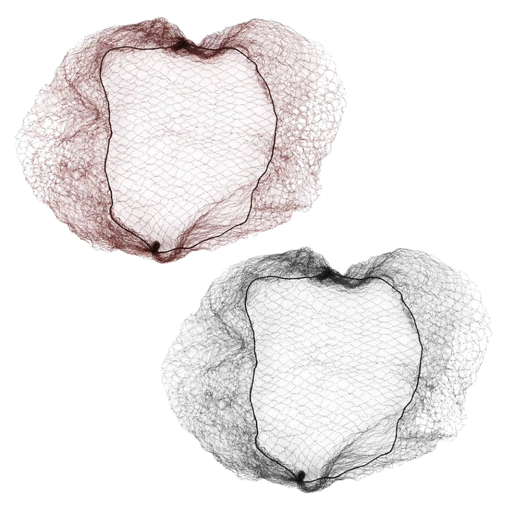 HAIR NET BROWN/BLACK 100 PCS