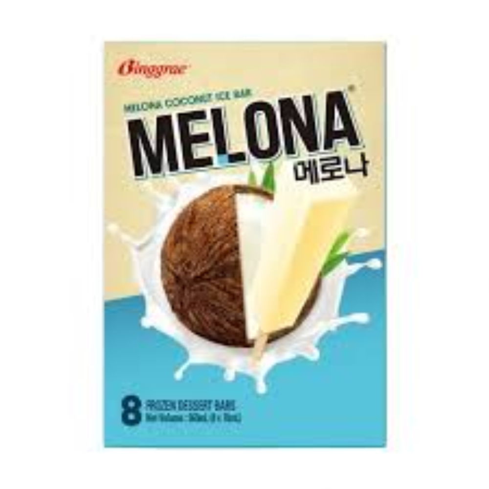 ICE BAR MELONA 8P COCONUT BINGGRAE 560ML