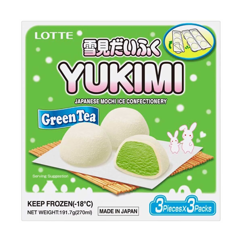 ICE CONF MINI YUKIMI DAIFUKU GREEN TEA 243ML