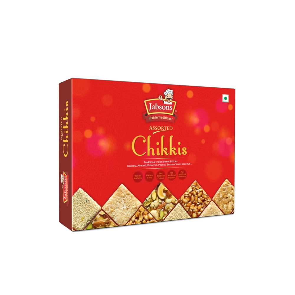 JABSONS CHIKKI ASSORTED  400 GM