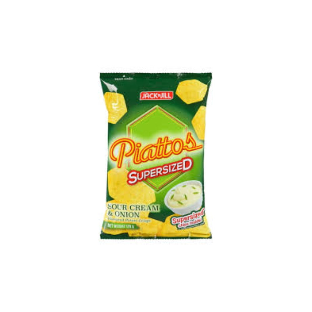 JACK N JILL PIATTOS SOUR CREAM & ONION SUPERSIZED 170 GM