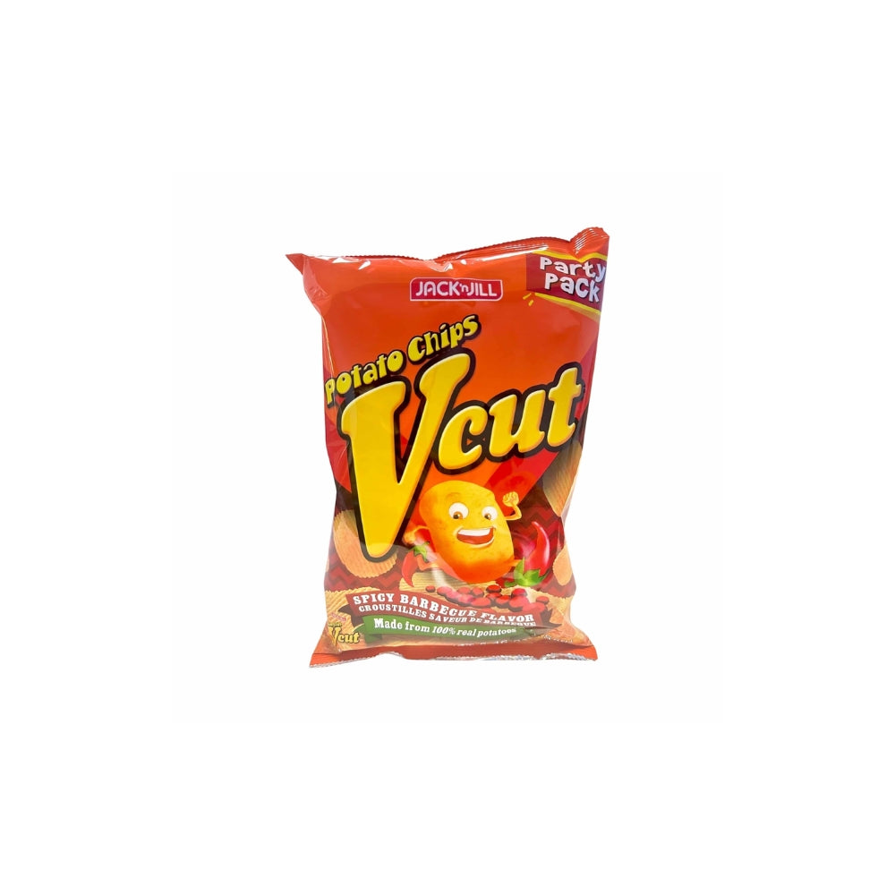 JACK N JILL  V CUT POTATO CHIPS BBQ PARTY PACK 155 GM