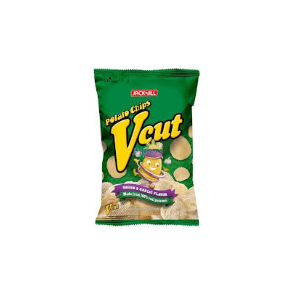 JACK N JILL VCUT POTATO CHIPS ONION & GARLIC - 60G
