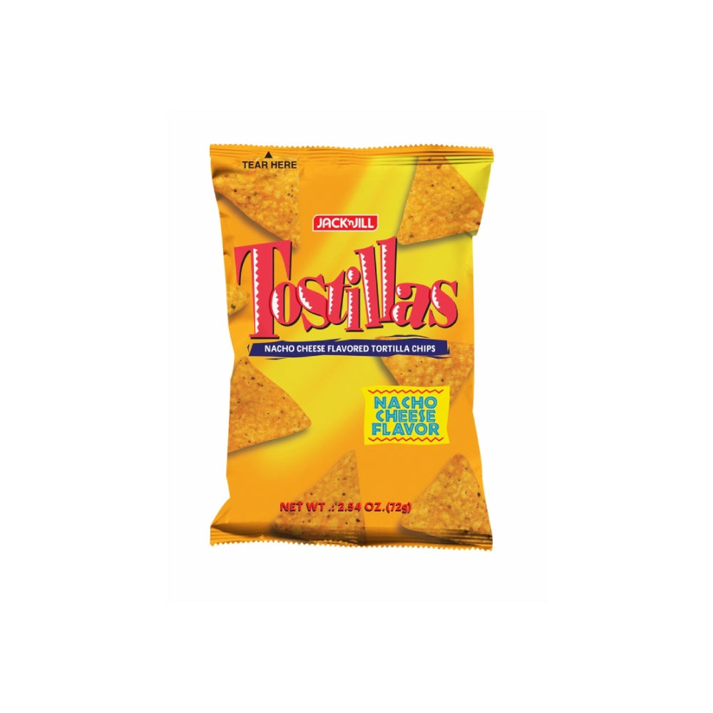 JACKN’JILL TOSTILLAS NACHO CHEESE 72GM