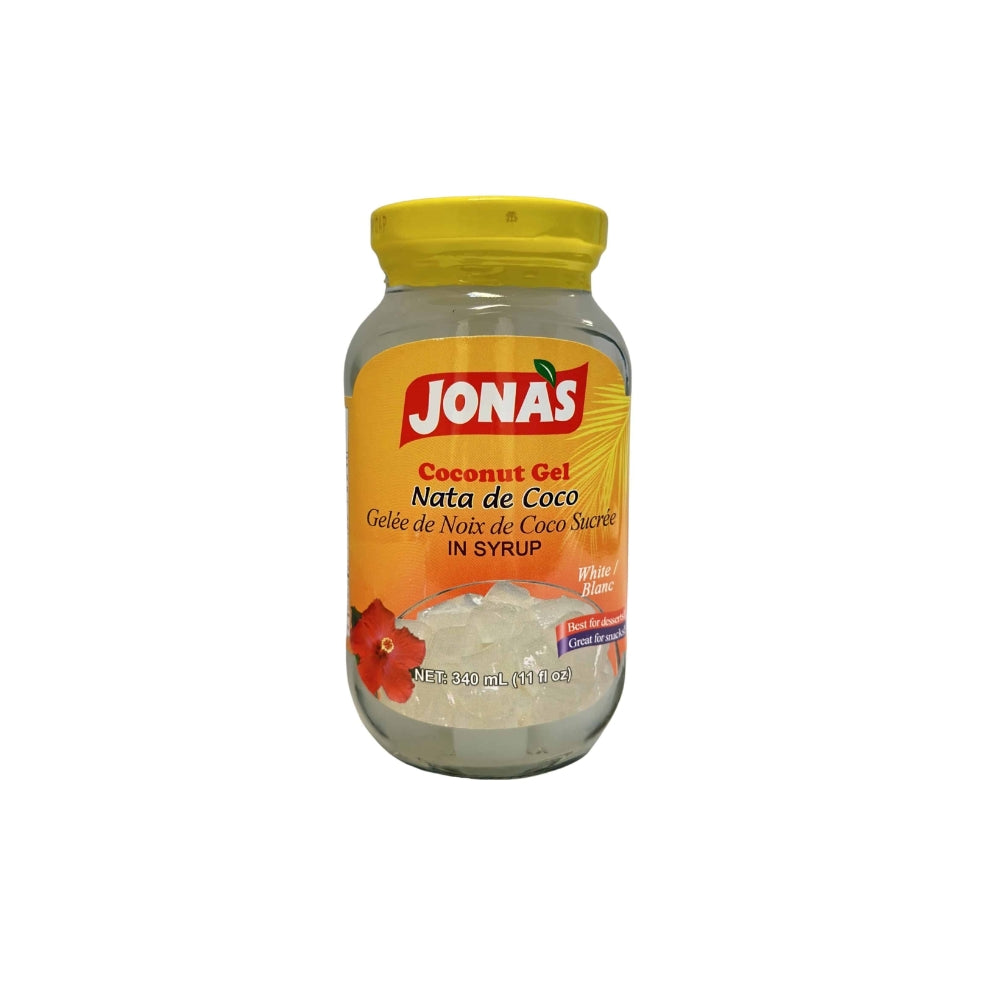 JONAS COCONUT GEL IN SYRUP  WHITE 340 ML