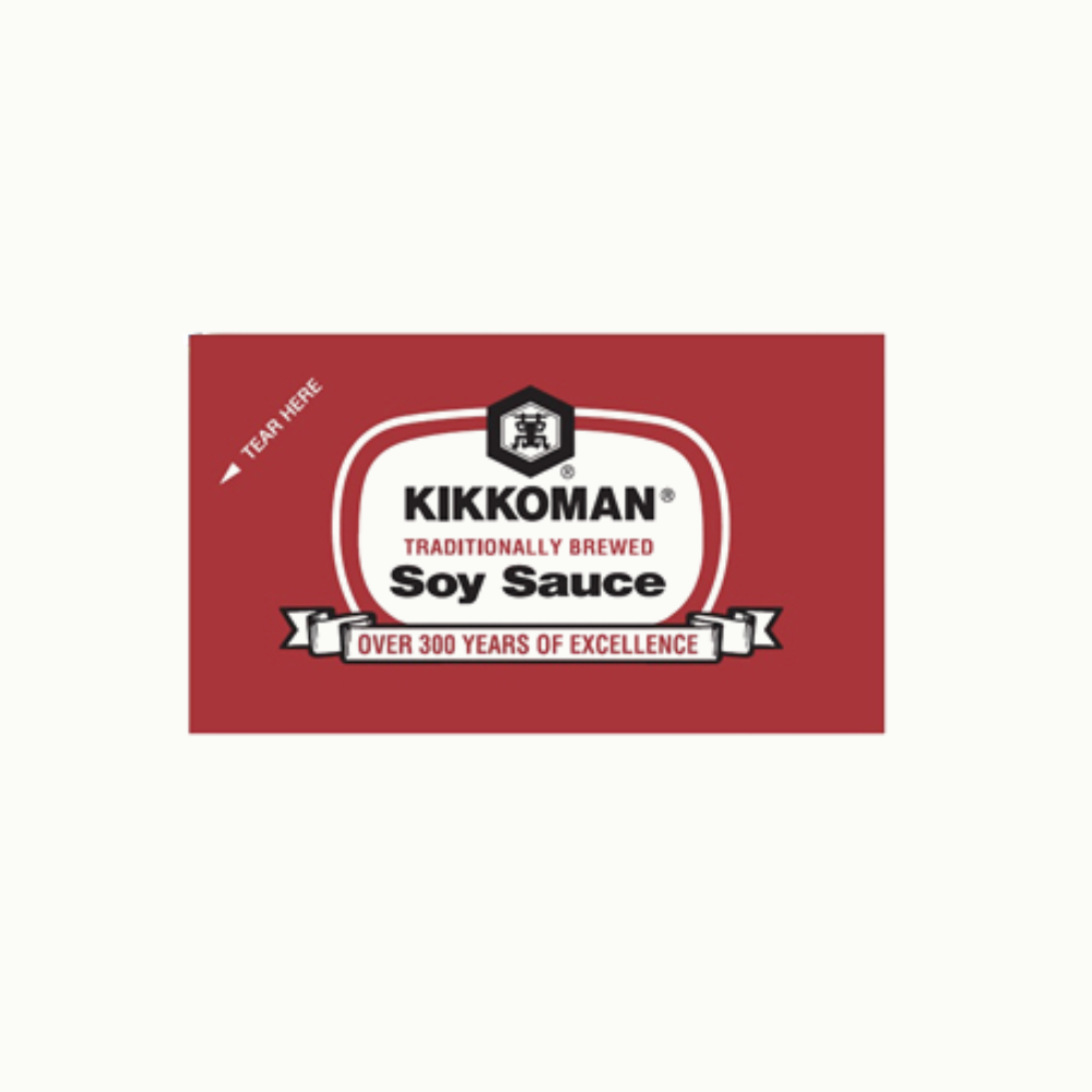 KIKKOMAN REGULAR SOY PACKETS 1000/6ML