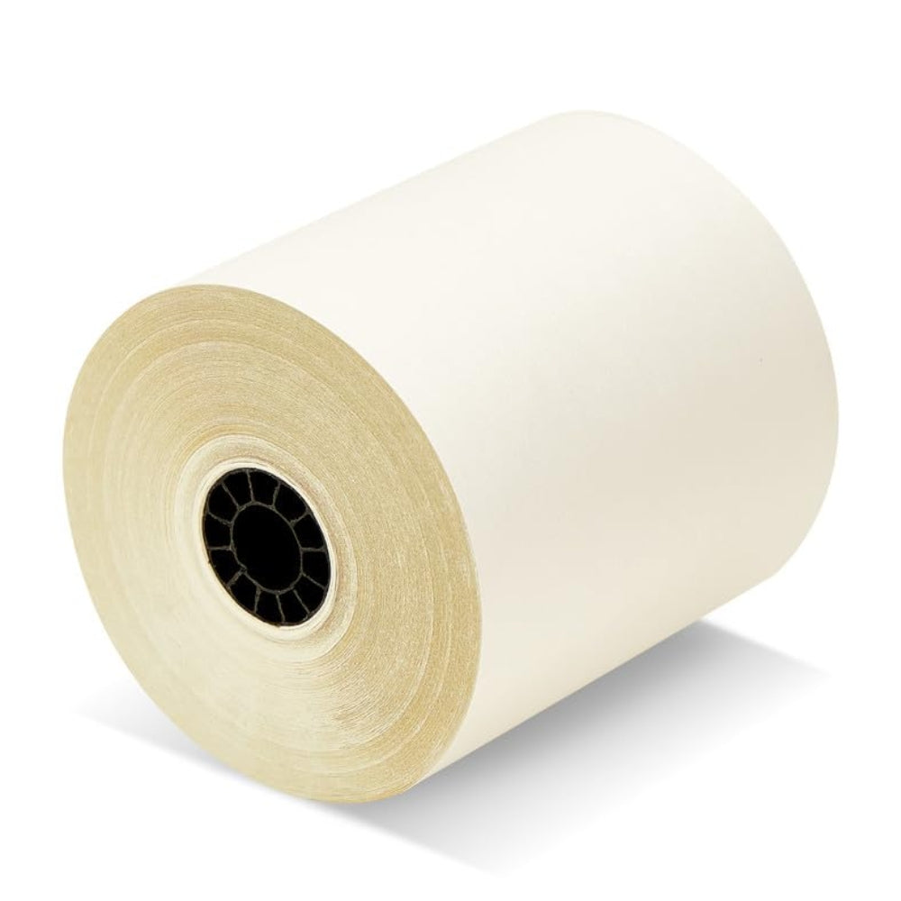 KITCHEN PRINTER CARBON FREE PAPER 2PLY 3”x 90’.  50 ROLL/ CTN