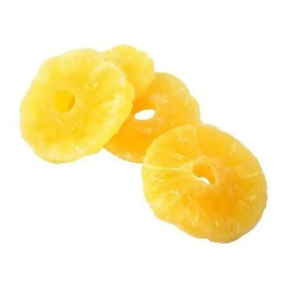 KTK DRIED PINEAPPLE RINGS (UNSULPHURED) 1 LBS