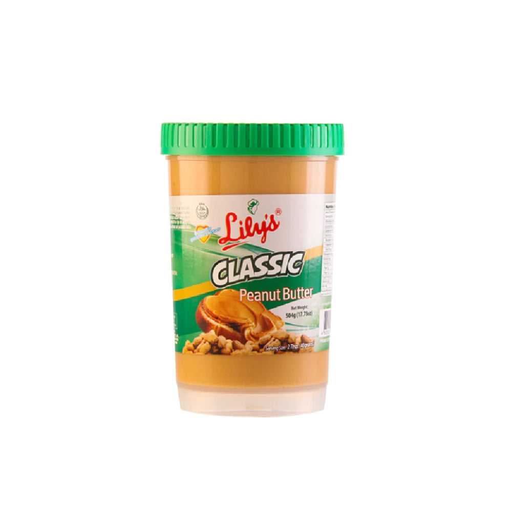 LILYS PEANUT BUTTER - 504 GM
