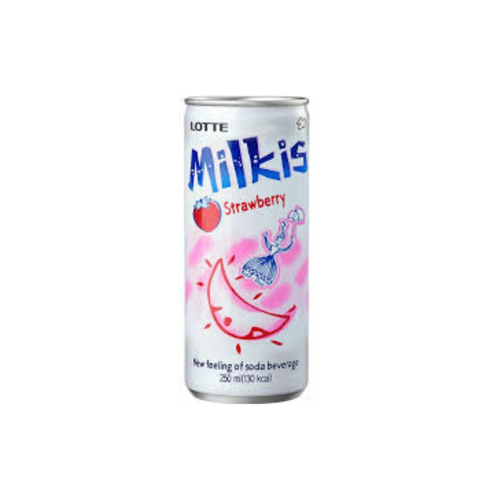 LOTTE MILKIS STRAWBERRY 250ML