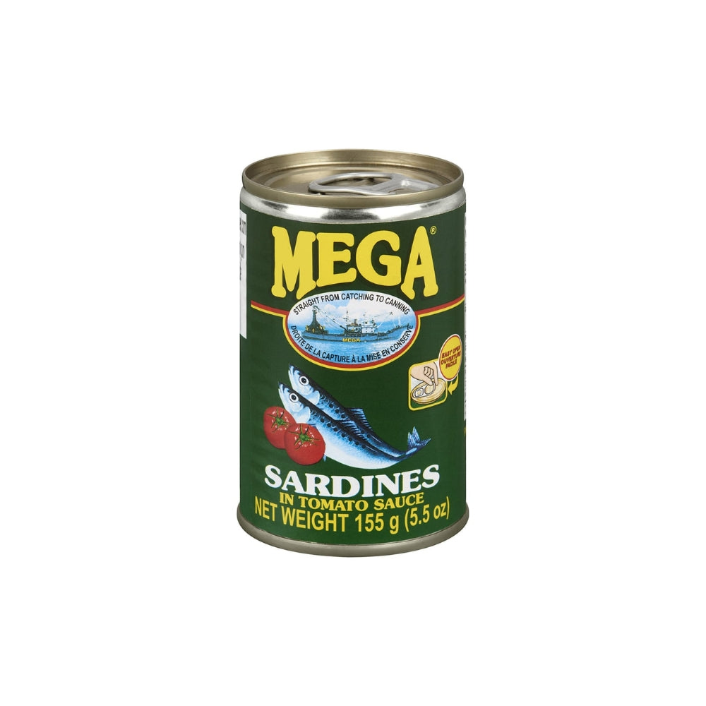 MEGA SARDINES TOMATO SAUCE REGULAR 155G