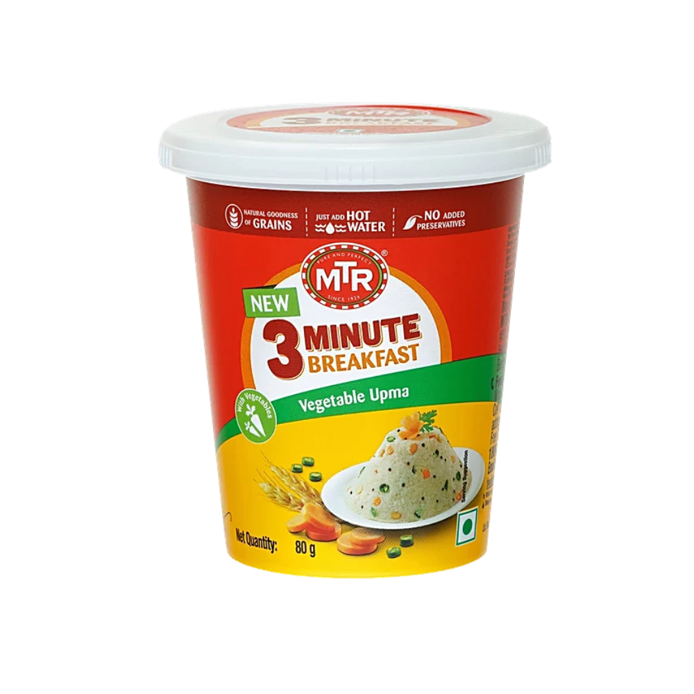 MTR VEGETABLE UPMA CUP 80 G