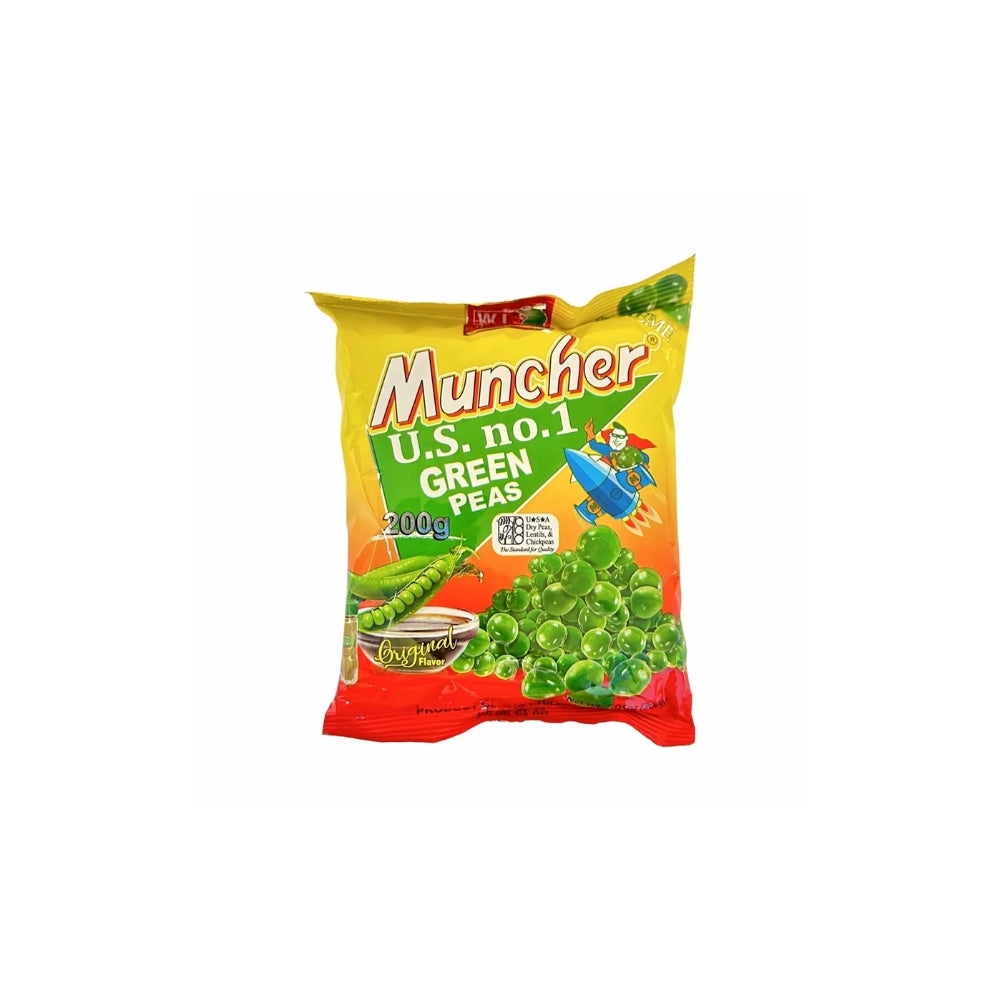 MUNCHER ORIGINAL FLAVOR GREEN PEAS 200G