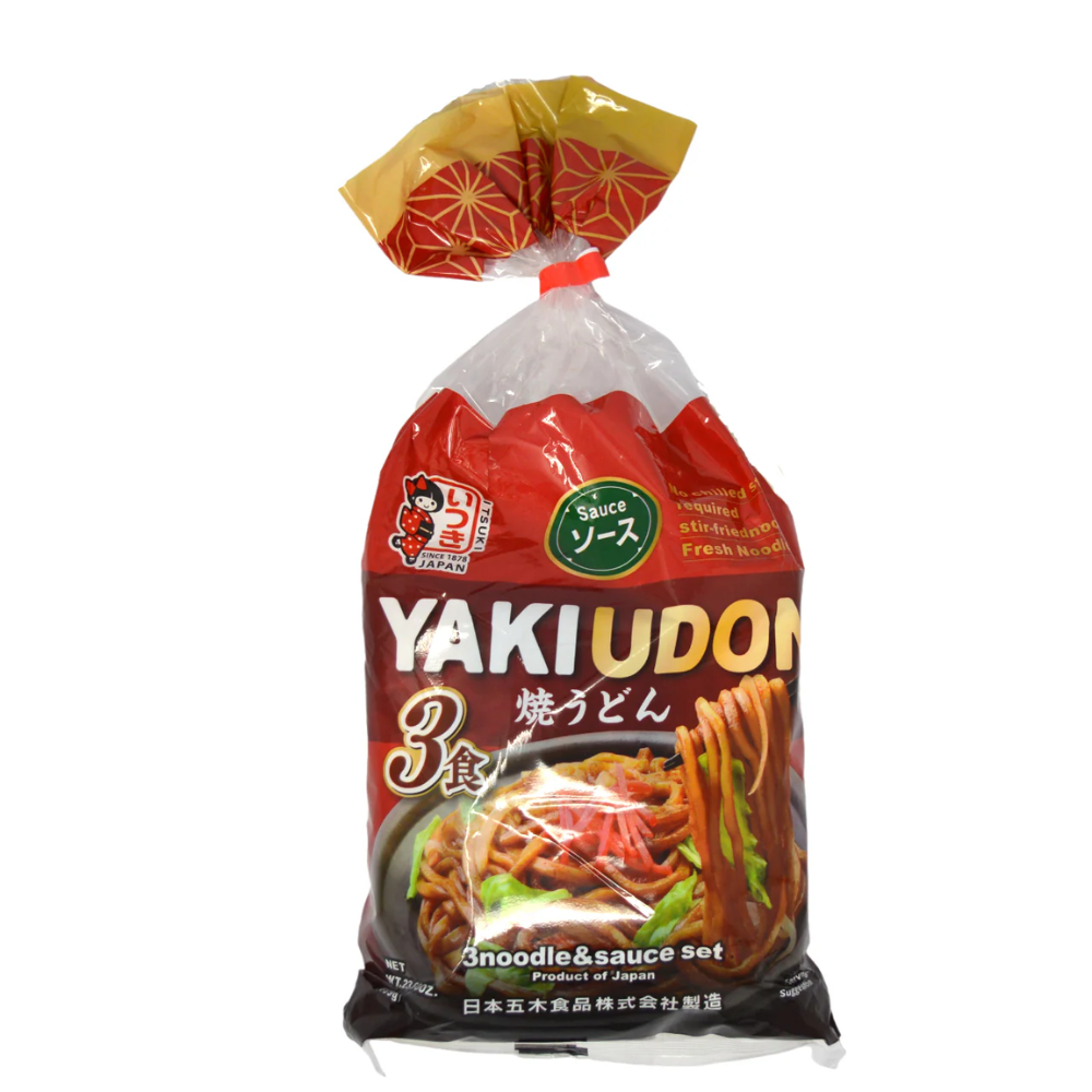 NOODLE YAKI UDON 3 SHOKU W/SAUCE ITSUKI 669 GM