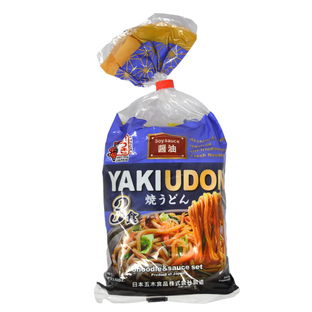 NOODLE YAKI UDON 3 SHOKU W/SOY SAUCE 678 GM