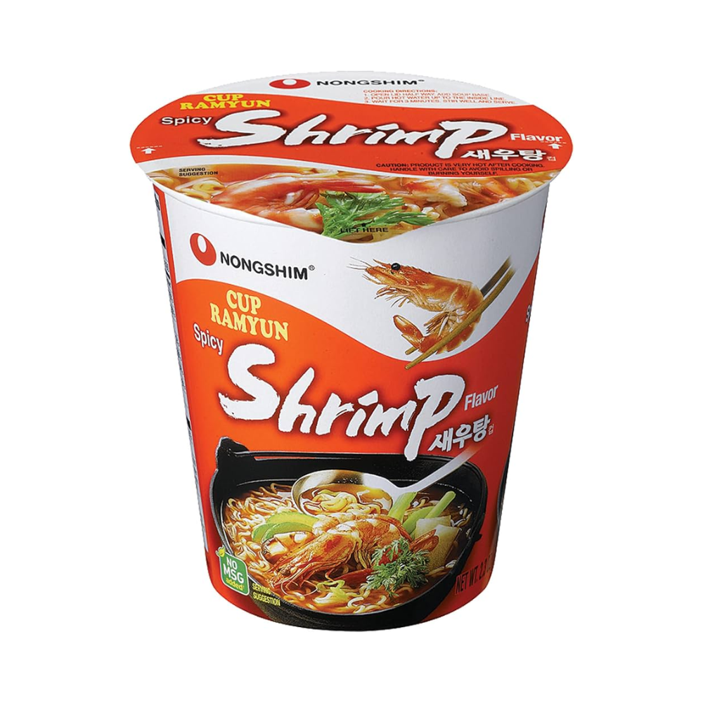 NS CUP NOODLES SOUP SPICY SHRIMP FLAVOR 67 GM