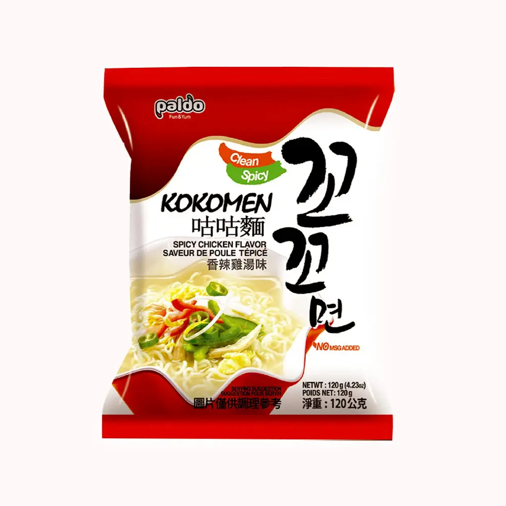PALDO KOKOMEN INSTANT NOODLE SPICY CHICKEN FLAVOR 105 GM