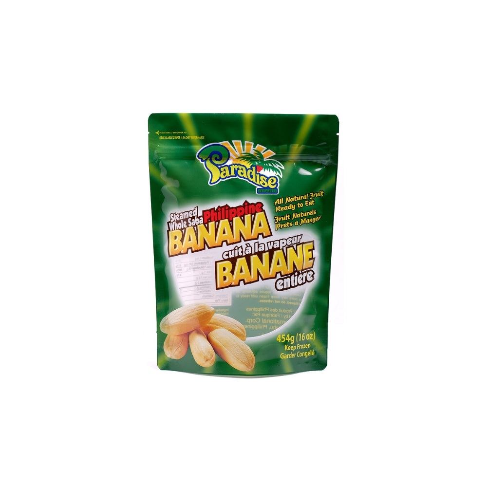 PARADISE SABA STEAMED BANANA - 454G