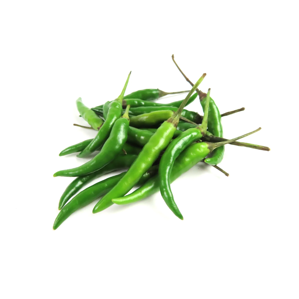 PEPPERS THAI CHILI GREEN 10 LBS