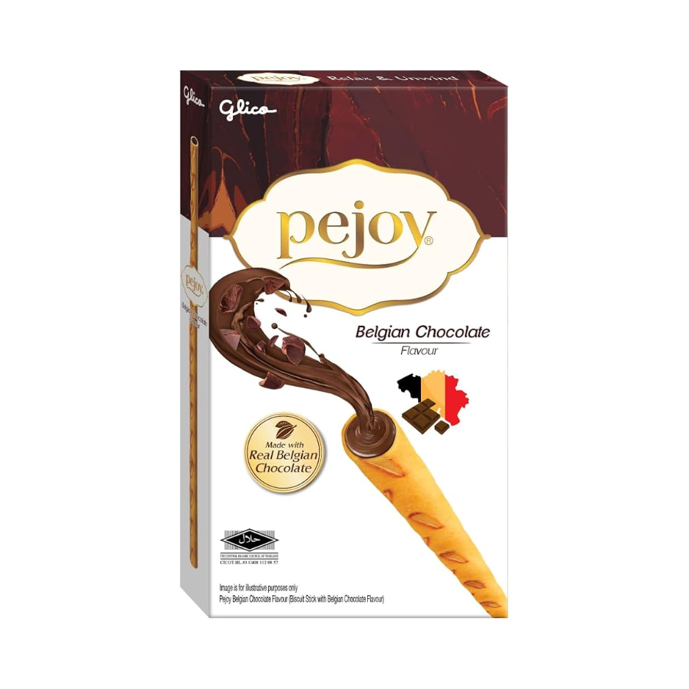 POCKY PEJOY HALF CHOCOLATE STICKS 32 GM