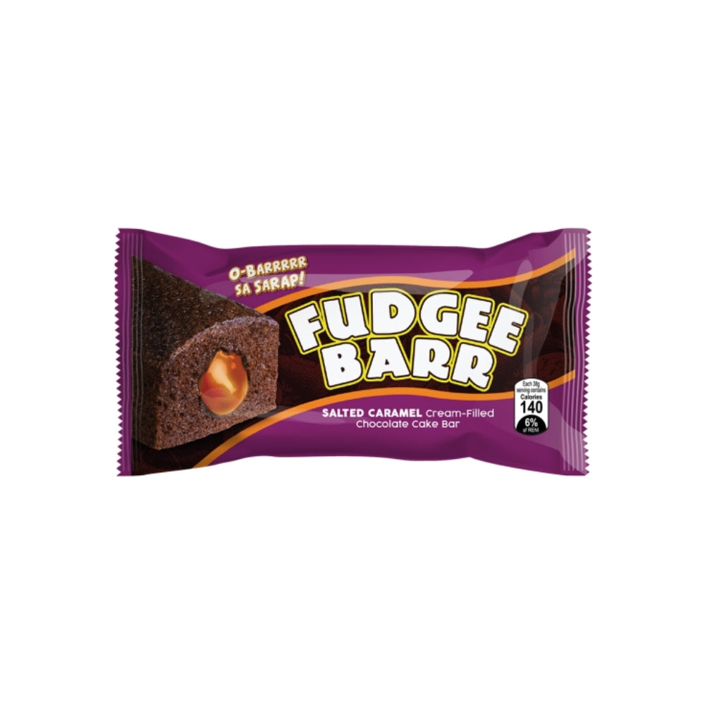 REBISCO FUDGE BARR SALTED CARAMEL 10x40