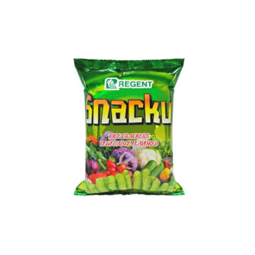 REGENT Â SNACKU RICE VEG CRACKERS 60GM