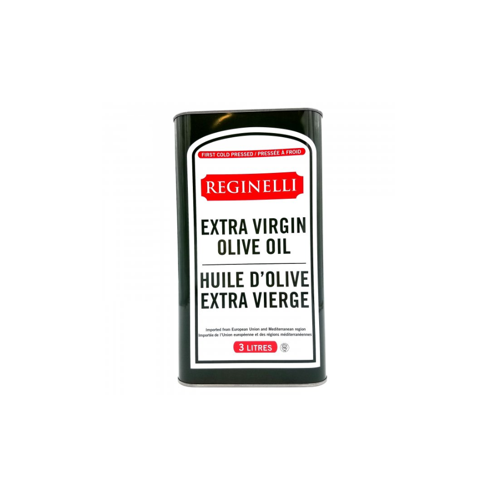 REGINELLI  EXTRA VIRGIN OLIVE OIL IN TIN - 3 LTR