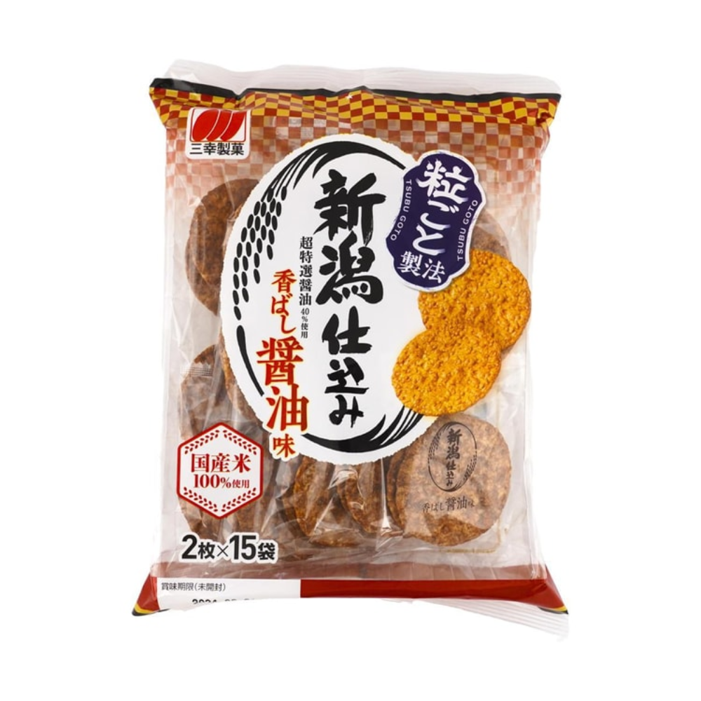 RICE CRACKER NIIGATAJIKOMI SOY SAUCE 4.44 OZ