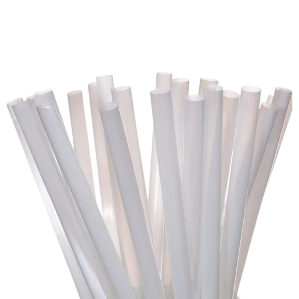 ROYAL PLA COMPOSTABLE CLEAR STRAWS WRAP 12MM 4X250PC