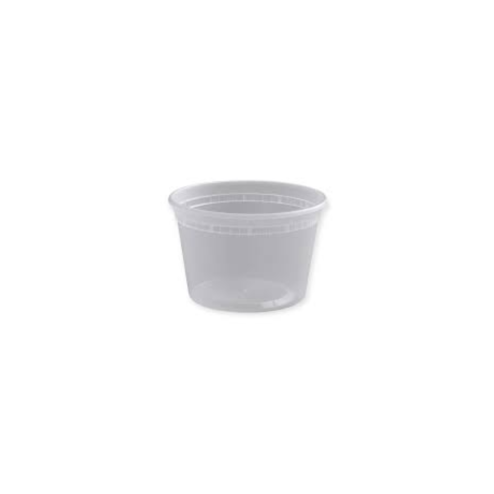 ROYAL PLASTIC  HC CONTAINERS  (SEE THROUGH) 16OZ (240 PCS)