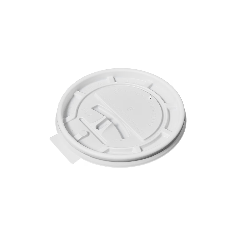 RP 8 OZ PS COFFEE LID WHITE 1000 PCS CASE