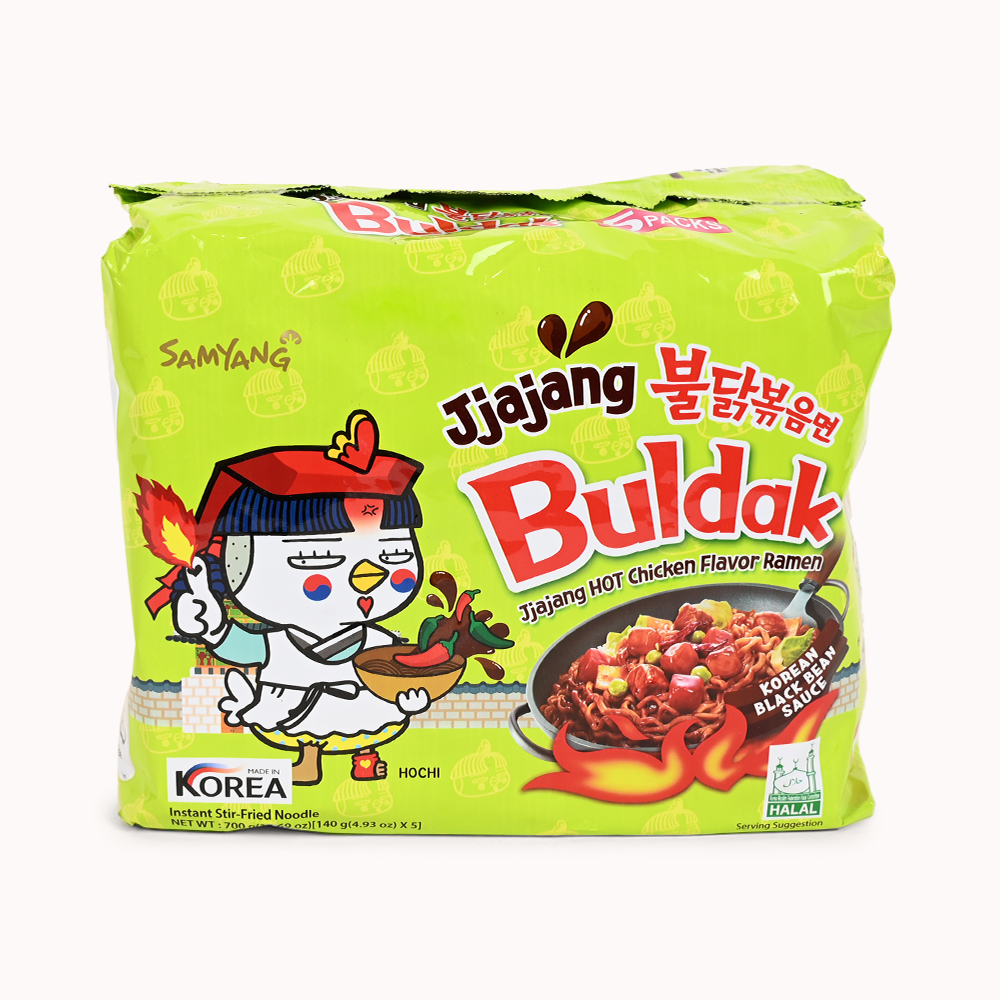 SAMYANG HOT CHICKEN FLVR RAMEN 140GM X5PCK KOREAN JJANJANG