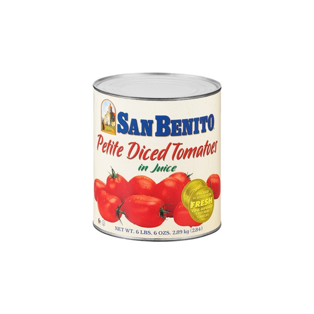 SAN BENITO DICED TOMATO IN JUICE 2.84 LT