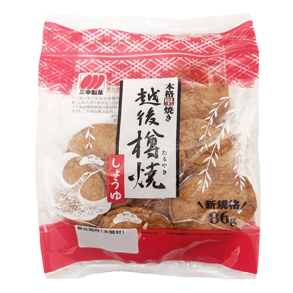 SANKO RICE CRACKER TARUYAKI SHOYU/SOY SAUCE 12 X 86 GM