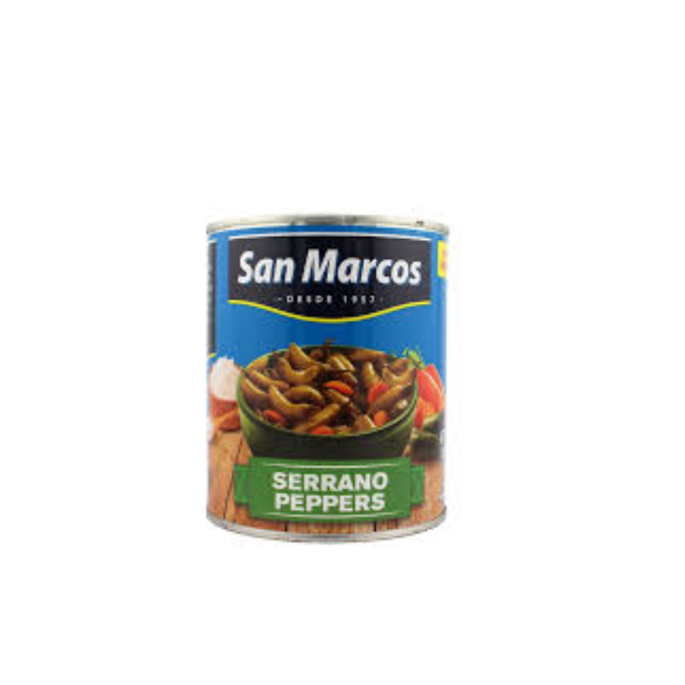 SAN MARCOS PICKLED SERRANO PEPPERS  375 ML