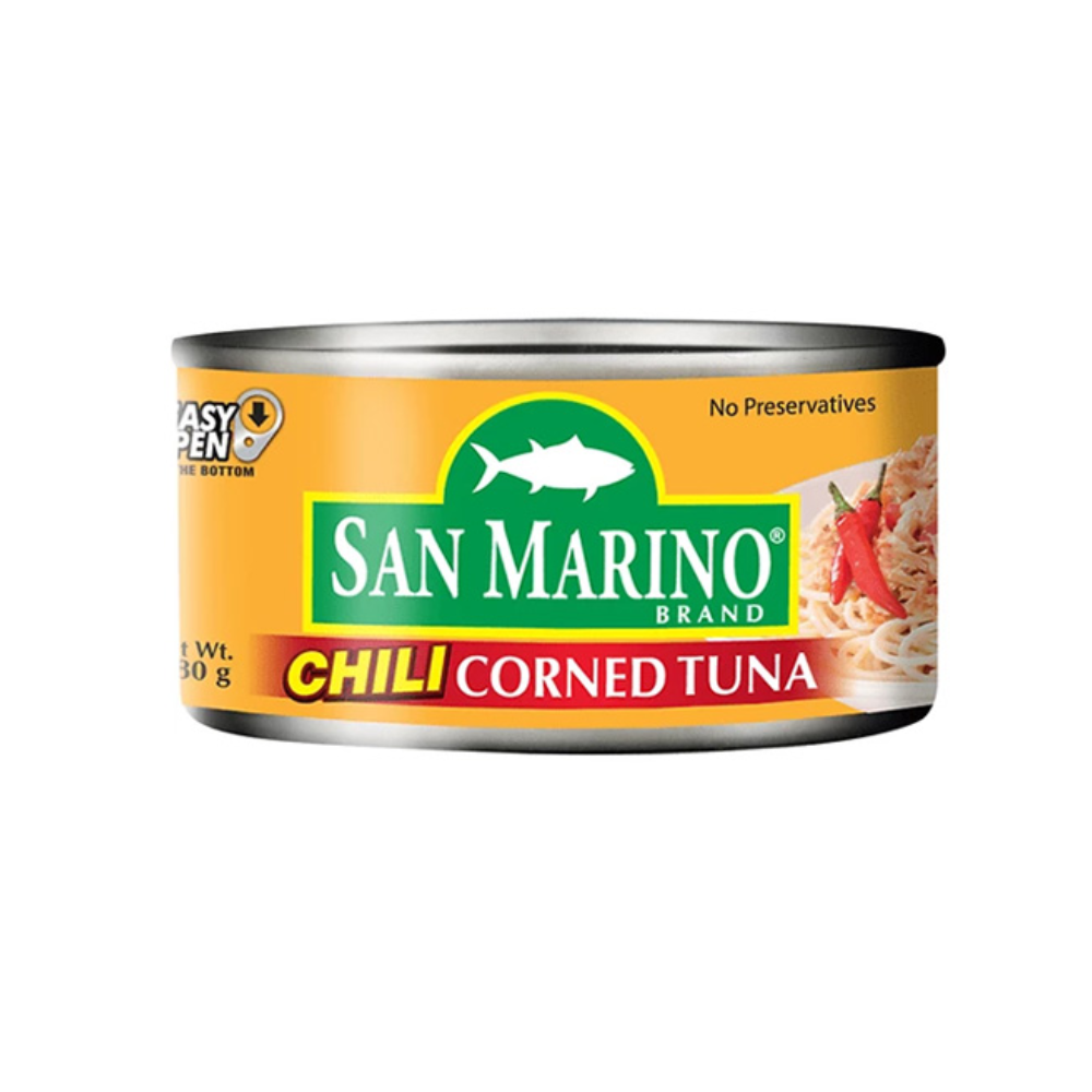 SAN MARINO SHREDDED CHILI CORNED TUNA - 180G