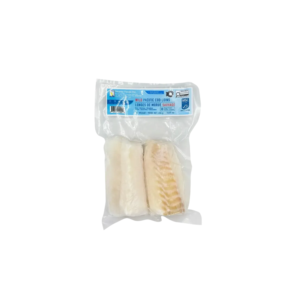SEARAY WILD PACIFIC COD LOINS 400 GM