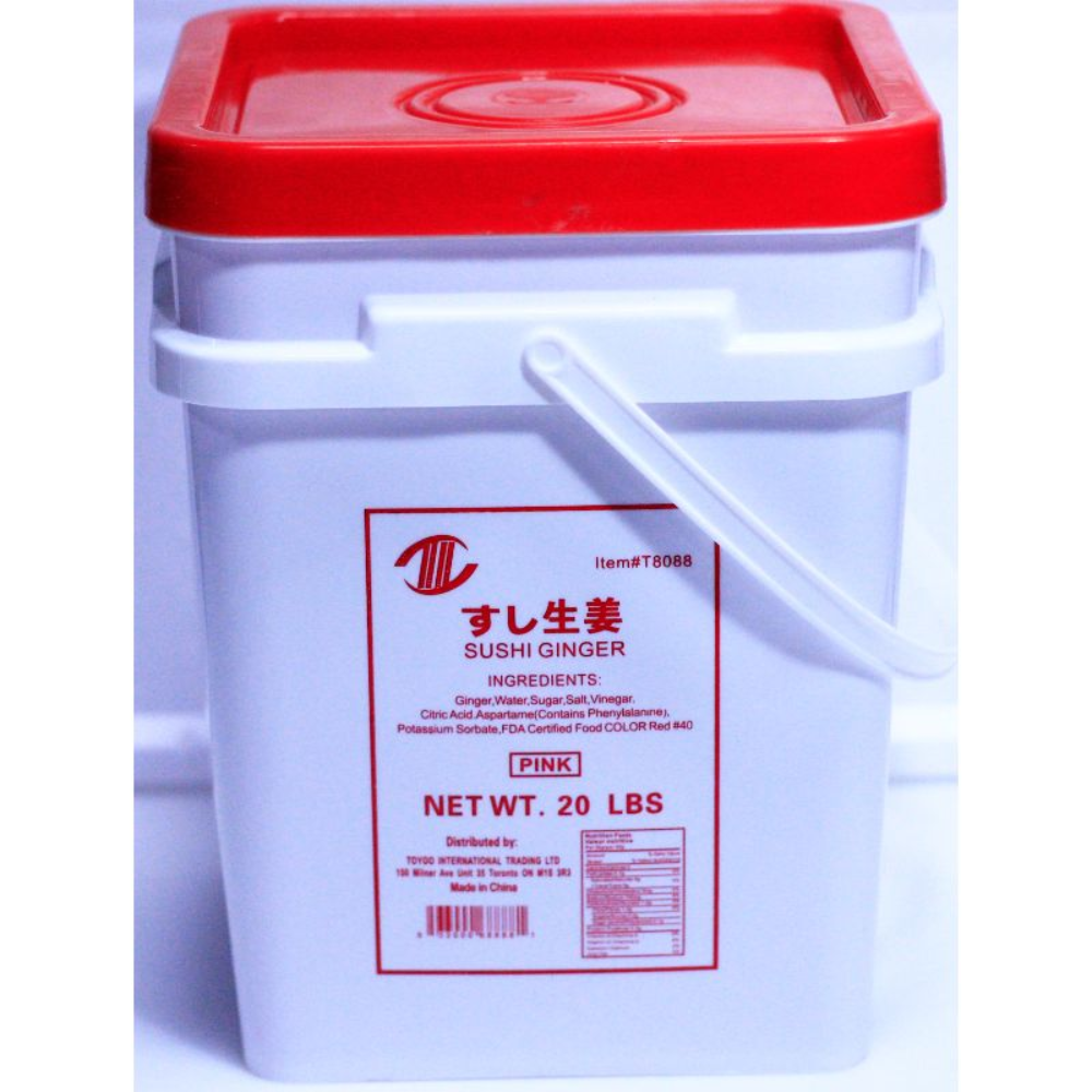 SHABIN WHITE SUSHI GINGER 20LB