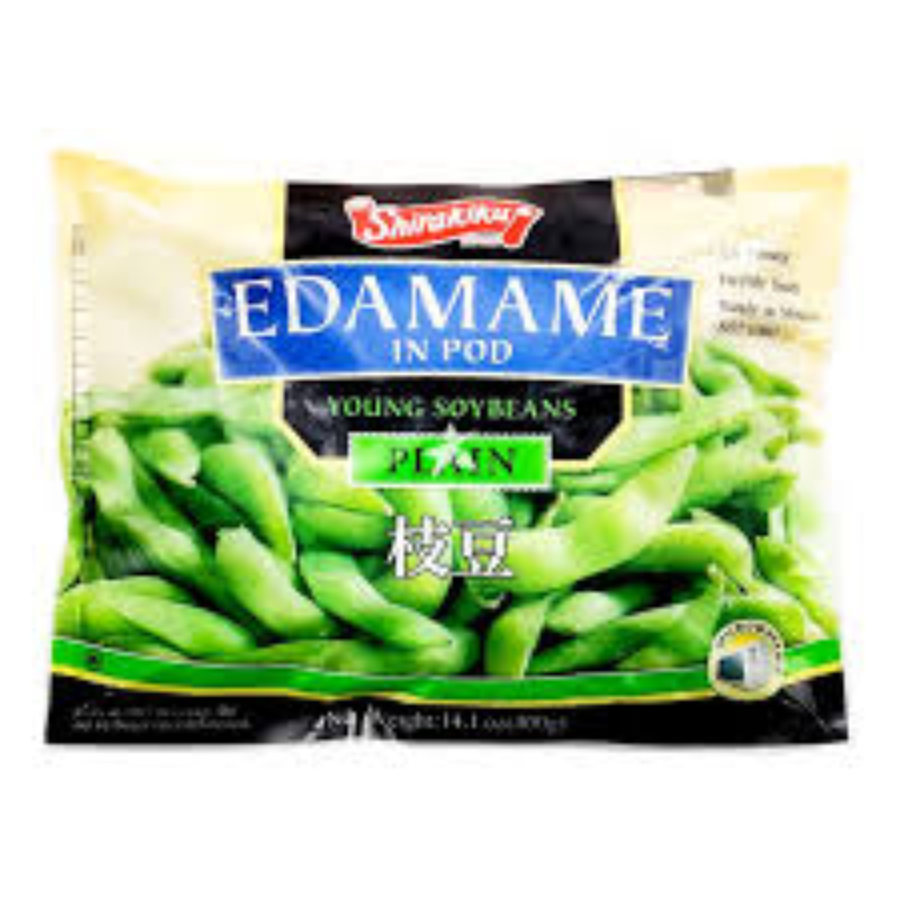 SHIRAKIKU EDAMAME IN PODS PLAIN 400GM