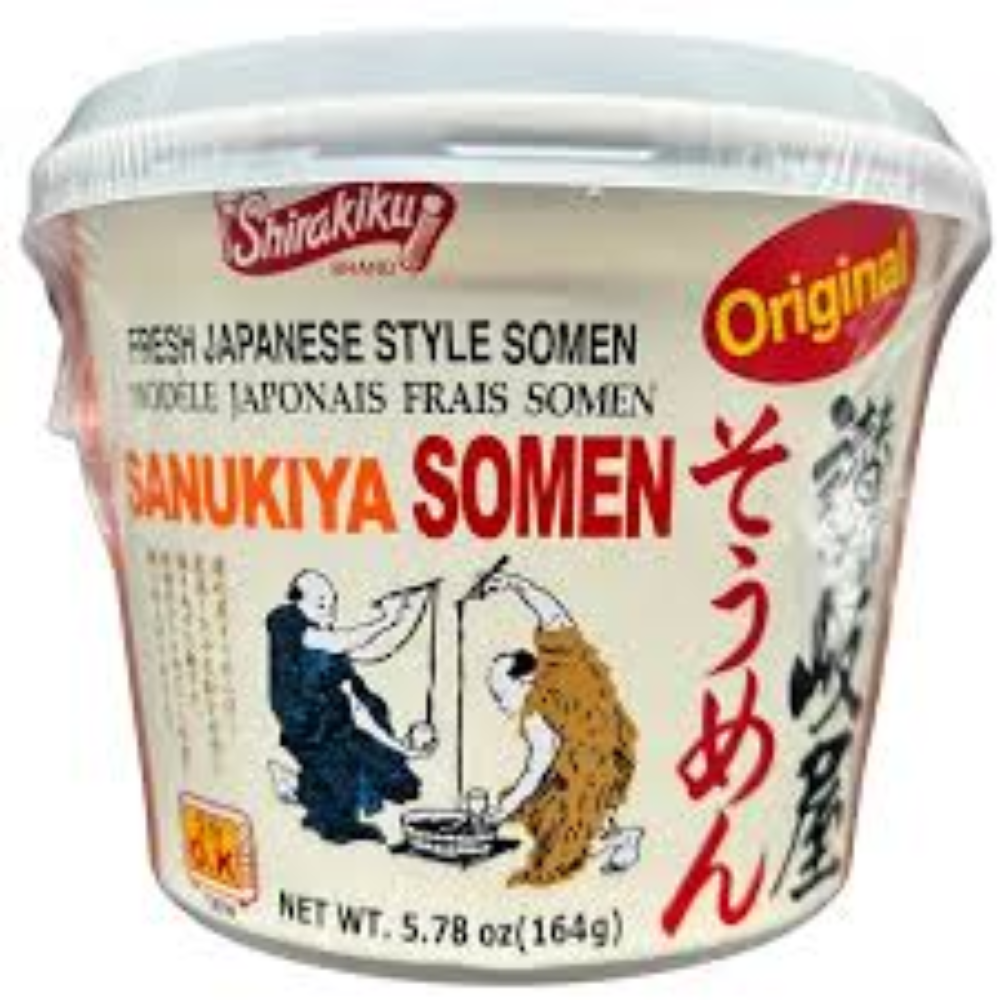 SHIRAKIKU INSTANT CUP NOODLE SOMEN SANUKI ORIGINAL 5.78 OZ