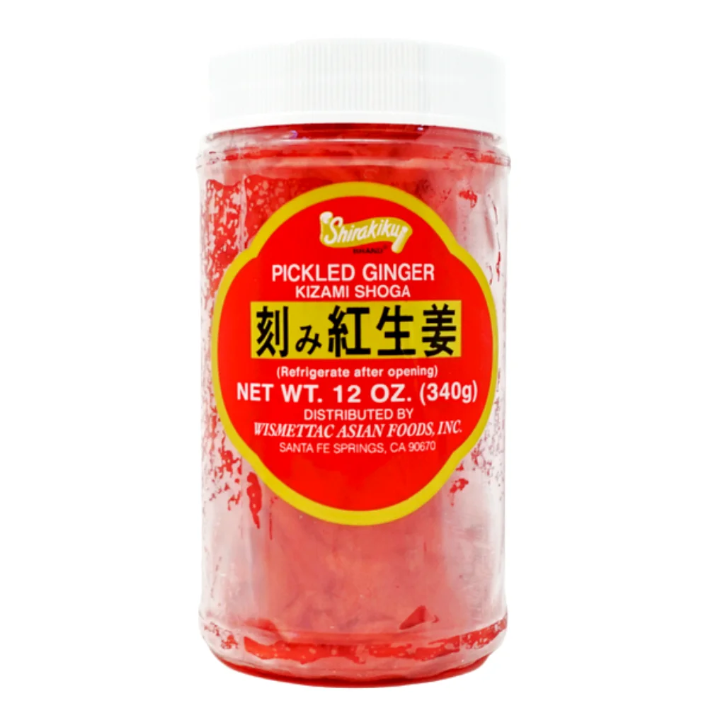 SHIRAKIKU RED PICKLED GINGER 340G