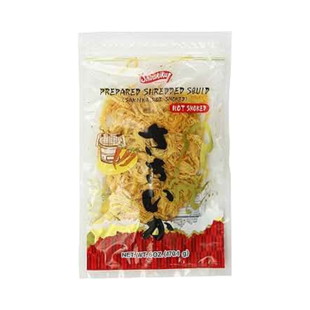 SRIRAKIKU SHREDDED SQUID SAKIIKA HOT 56.7GM/2OZ