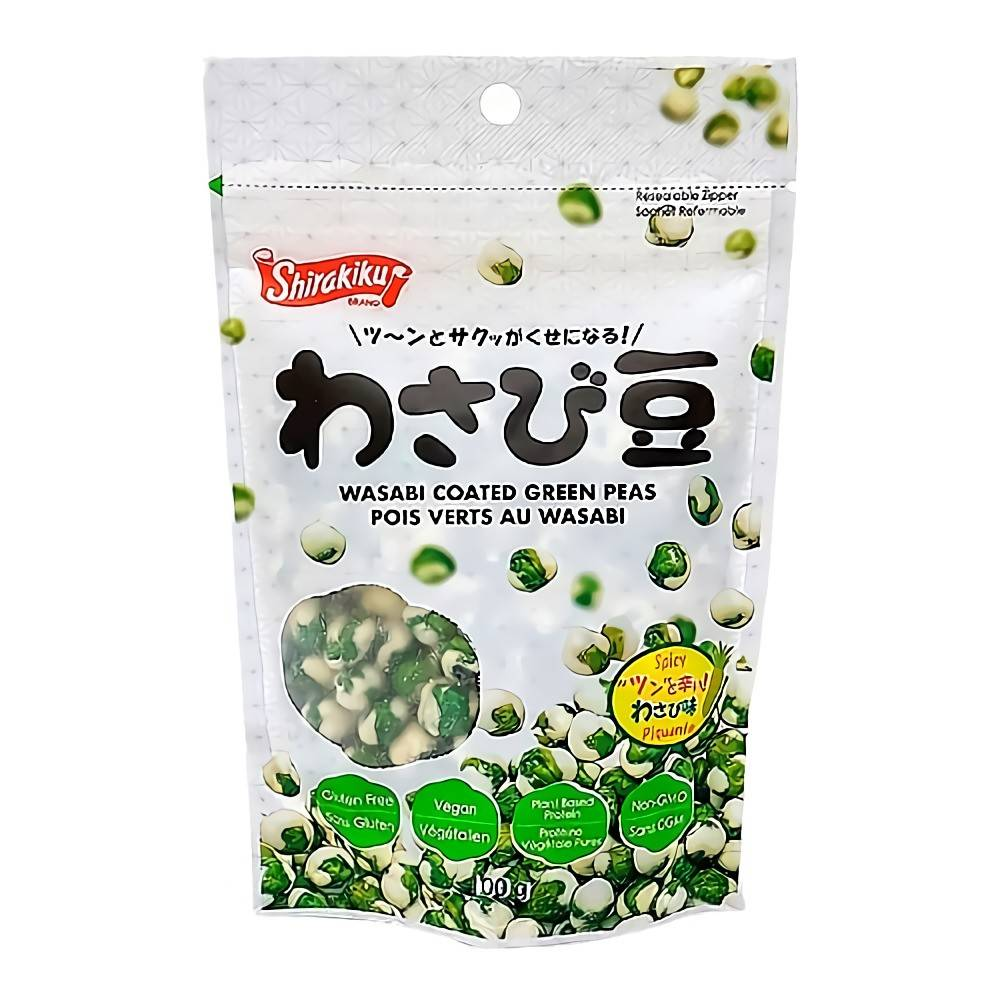 SHIRAKIKU WASABI COATED GREEN PEAS