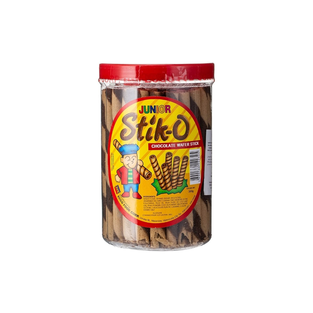 STIK O BARQUILLOS-CHOCO WAFER STICK 380 GM