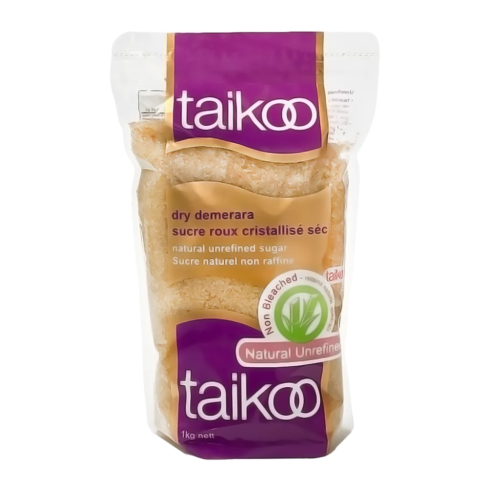 TAIKOO DRY DEMERARA NON BLEACHED NATURALLY UNREFINED SUGAR 1KG