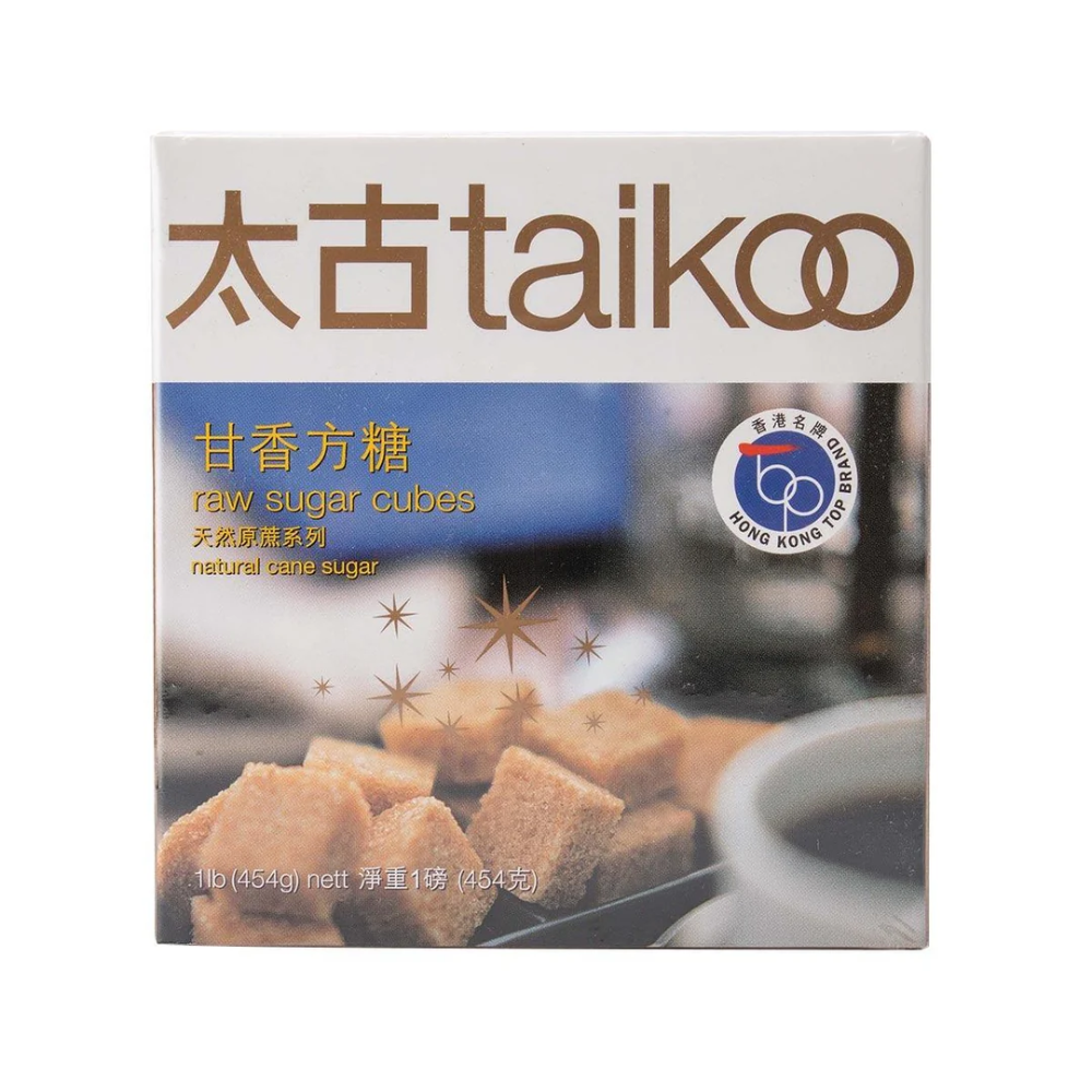 TAIKOO SUGAR RAW CUBES 454 GM