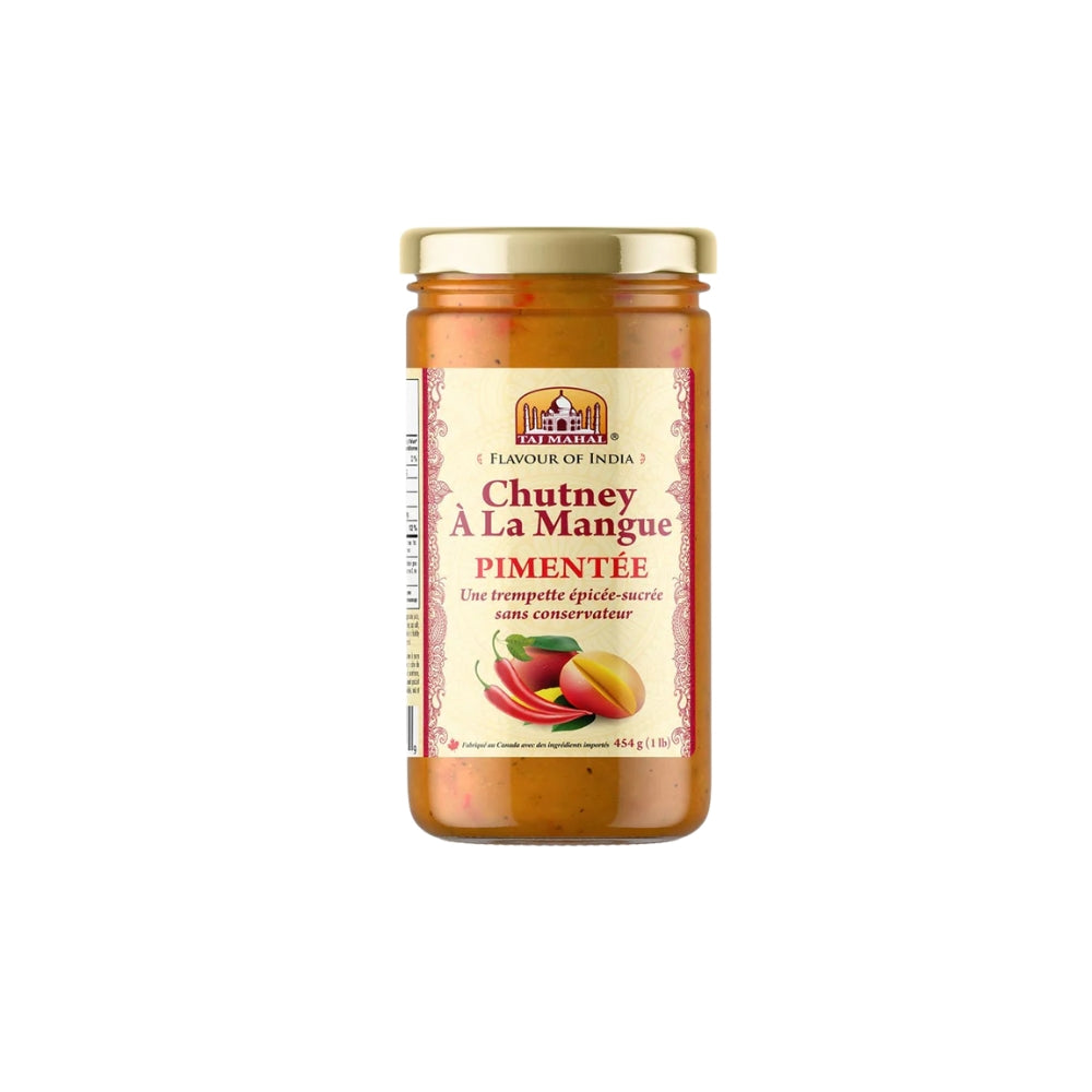 TAJ MAHAL MANGO CHUTNEY HOT 454G