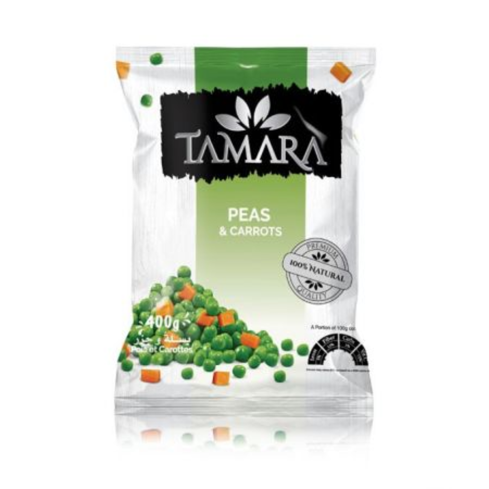 TAMARA FROZEN GREEN PEAS & CARROTS