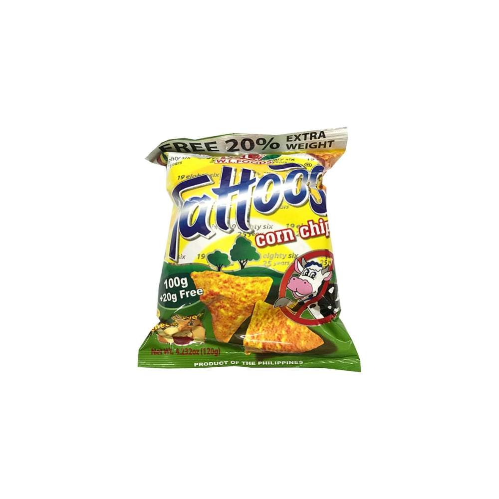 TATTOOS CORN CHIPS 120G