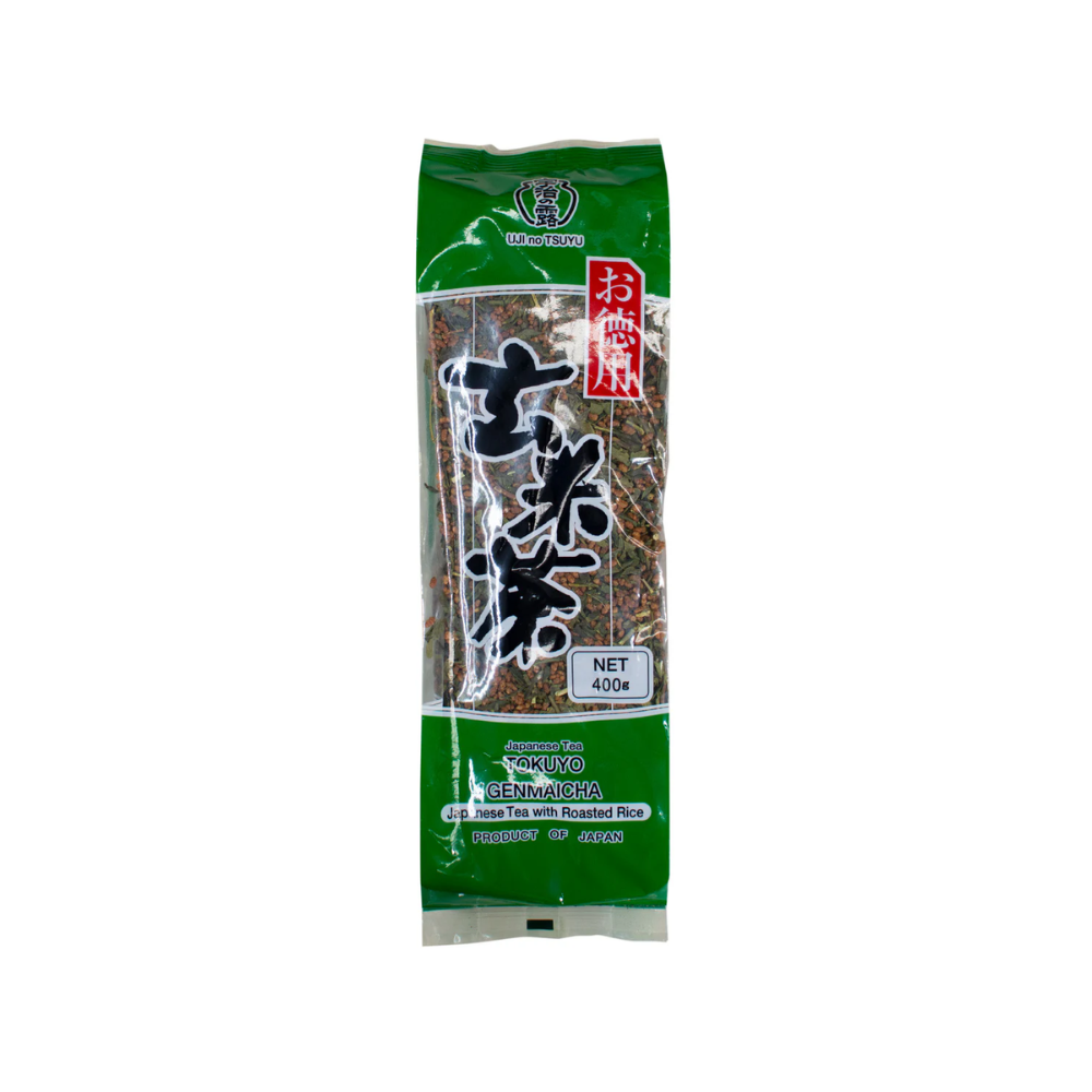 TEA LEAF TOKUYO GENMAI CHA UJINOTSUYU 400GM